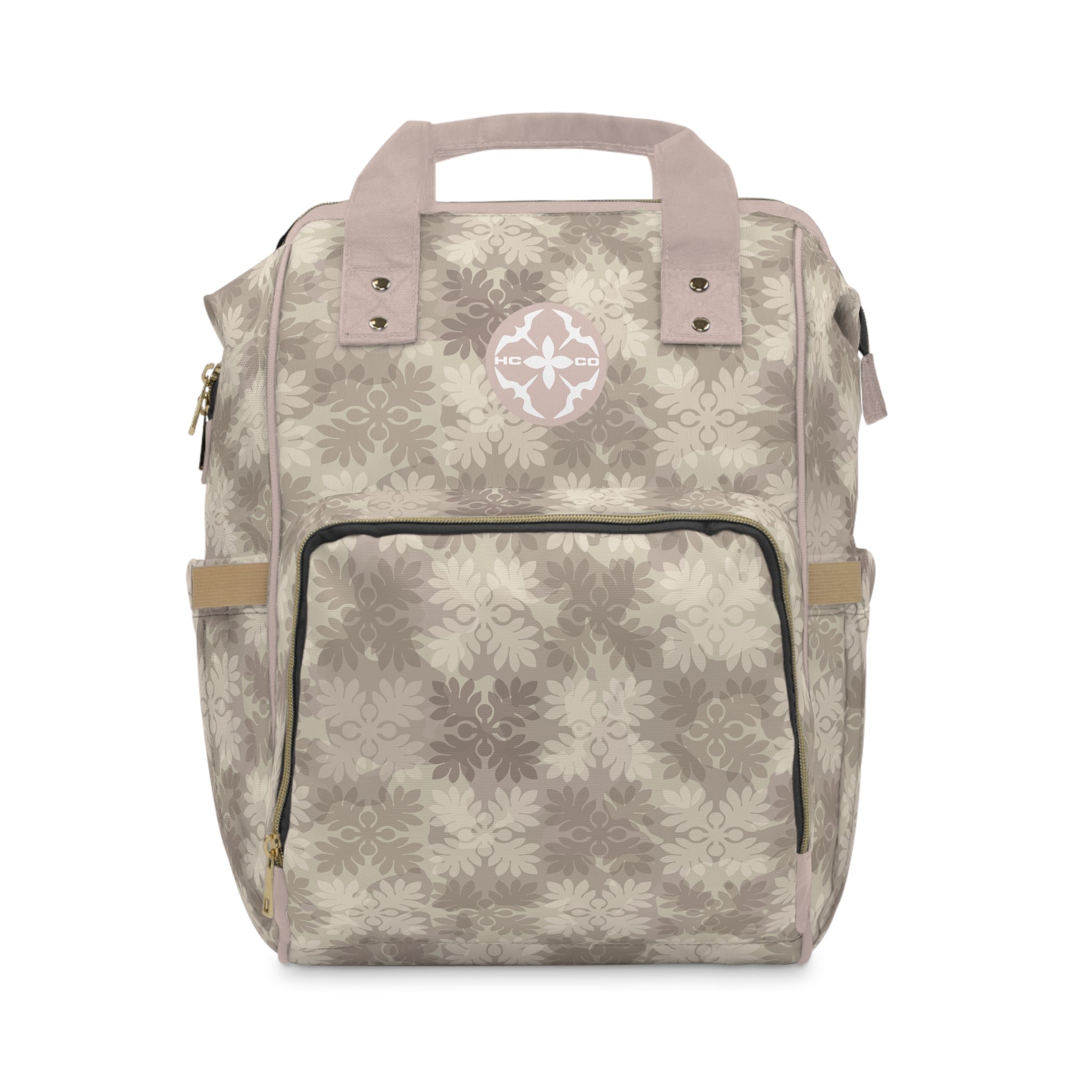 ‘Ulu Quilt Camo Diaper Bag (Pink)
