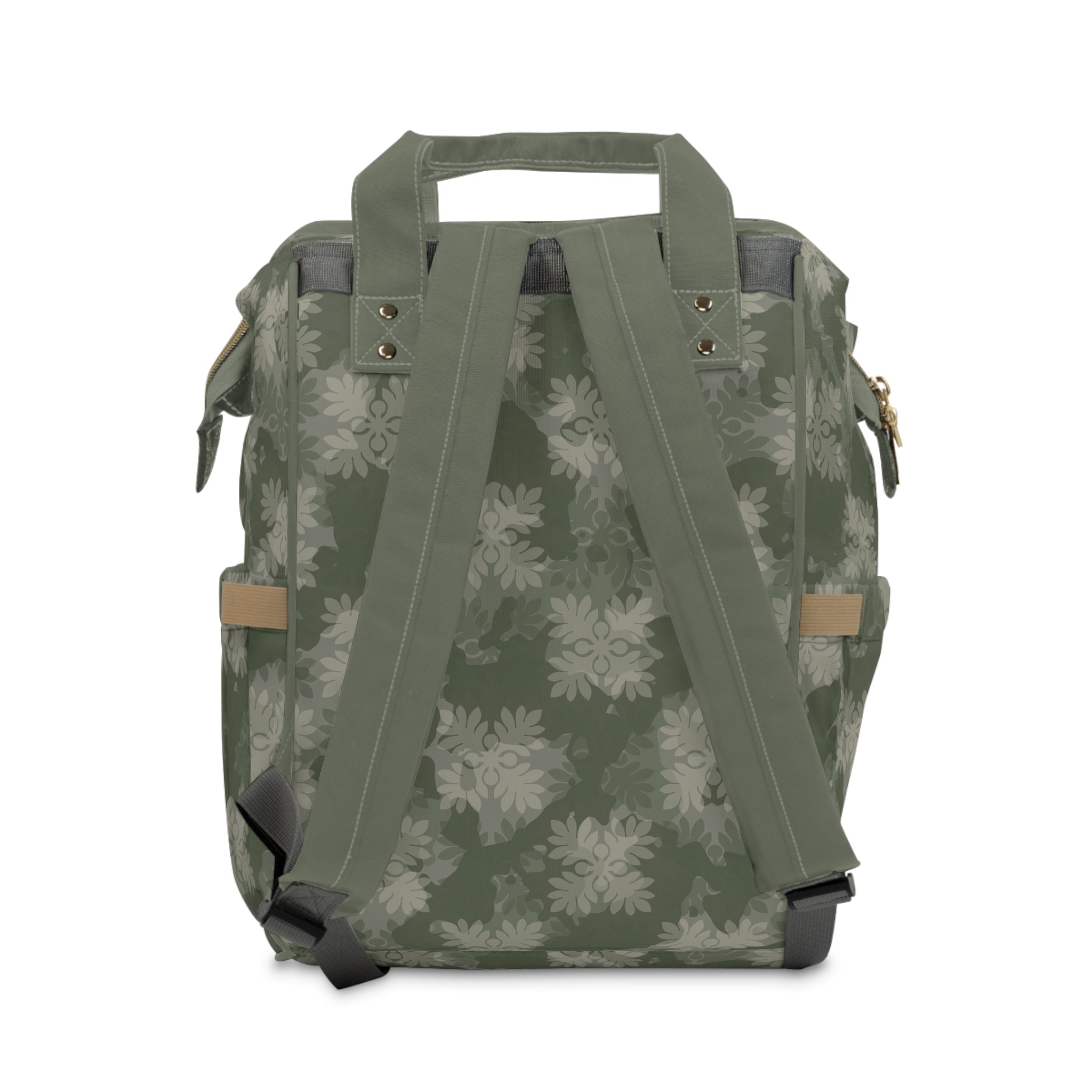 ‘Ulu Quilt Camo Diaper Bag (Green)