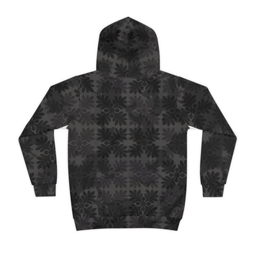 Keiki ‘Ulu Quilt Camo Hoodie (Black)