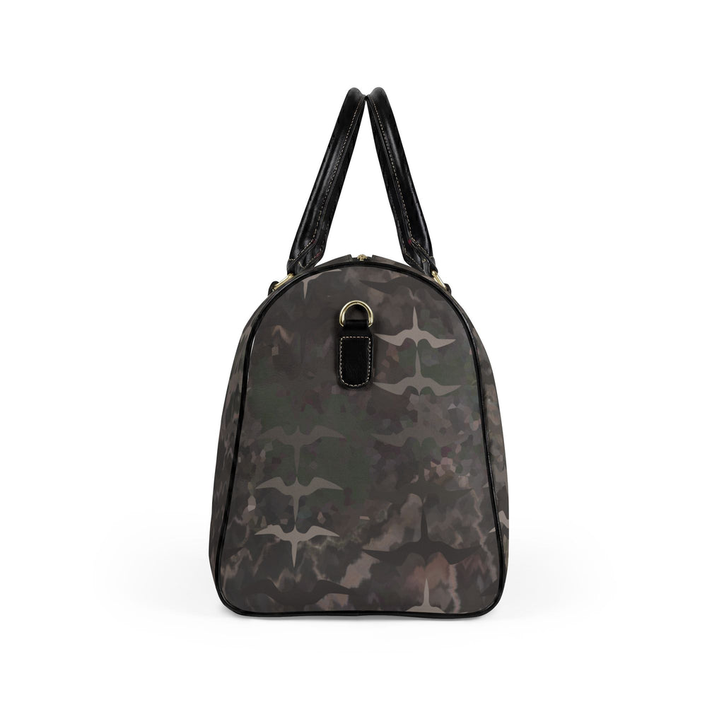 ʻIwa ʻĀina Camo Leather Travel Bag