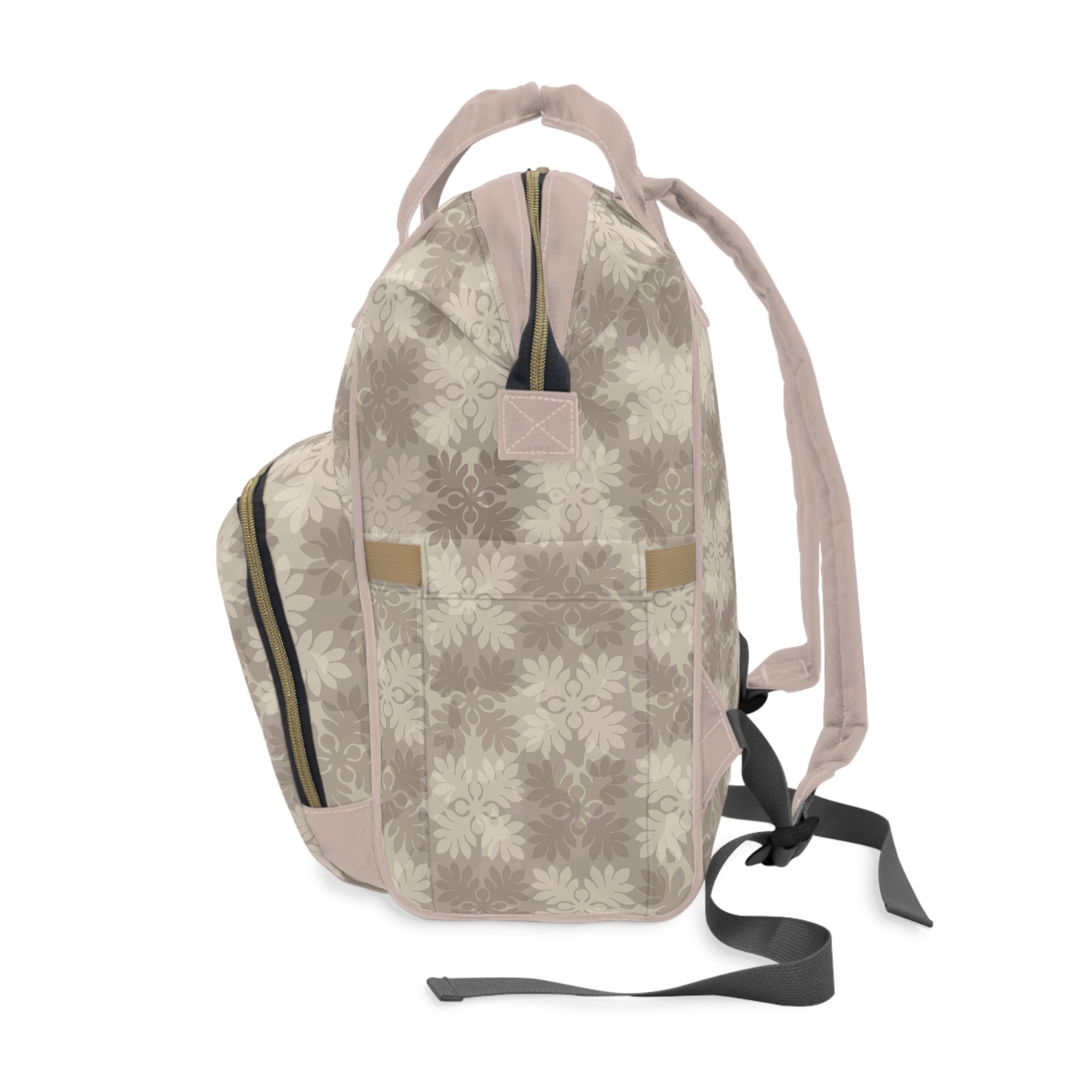 ‘Ulu Quilt Camo Diaper Bag (Pink)