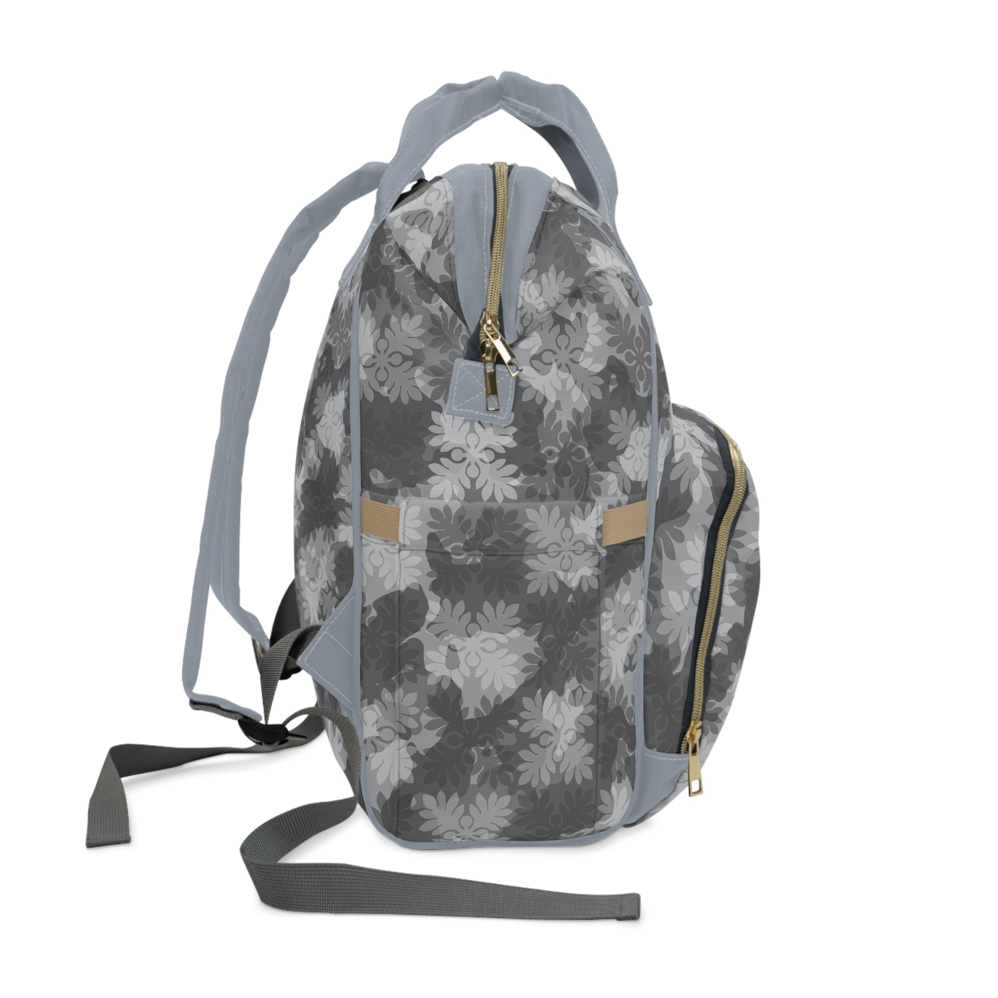 ‘Ulu Quilt Camo Diaper Bag (Blue)