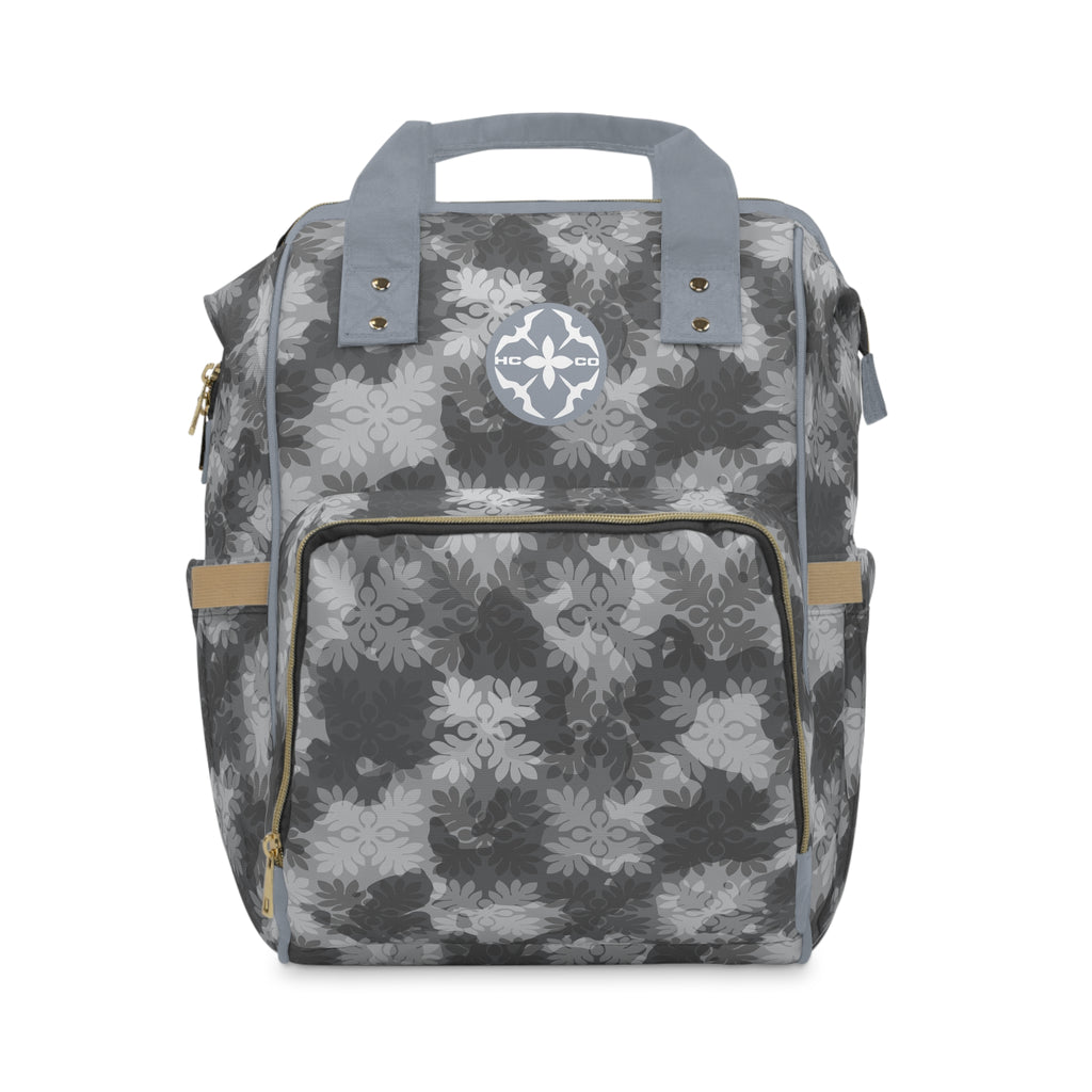 ‘Ulu Quilt Camo Diaper Bag (Blue)