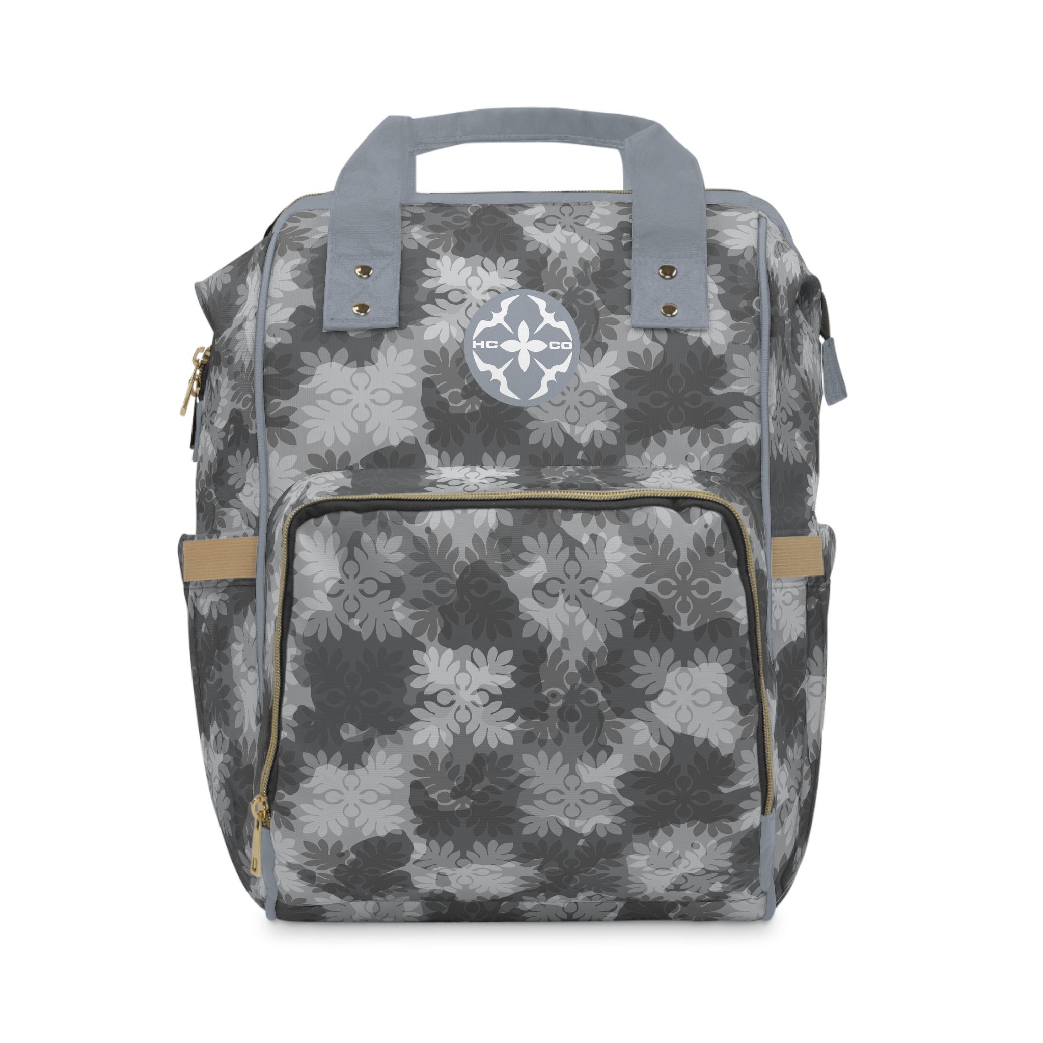 ‘Ulu Quilt Camo Diaper Bag (Blue)