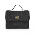 Black ʻUlu Quilt Camo Waterproof Canvas Handbag – Crossbody Satchel