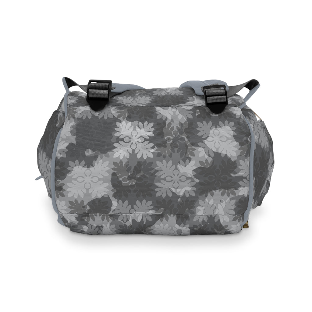 ‘Ulu Quilt Camo Diaper Bag (Blue)