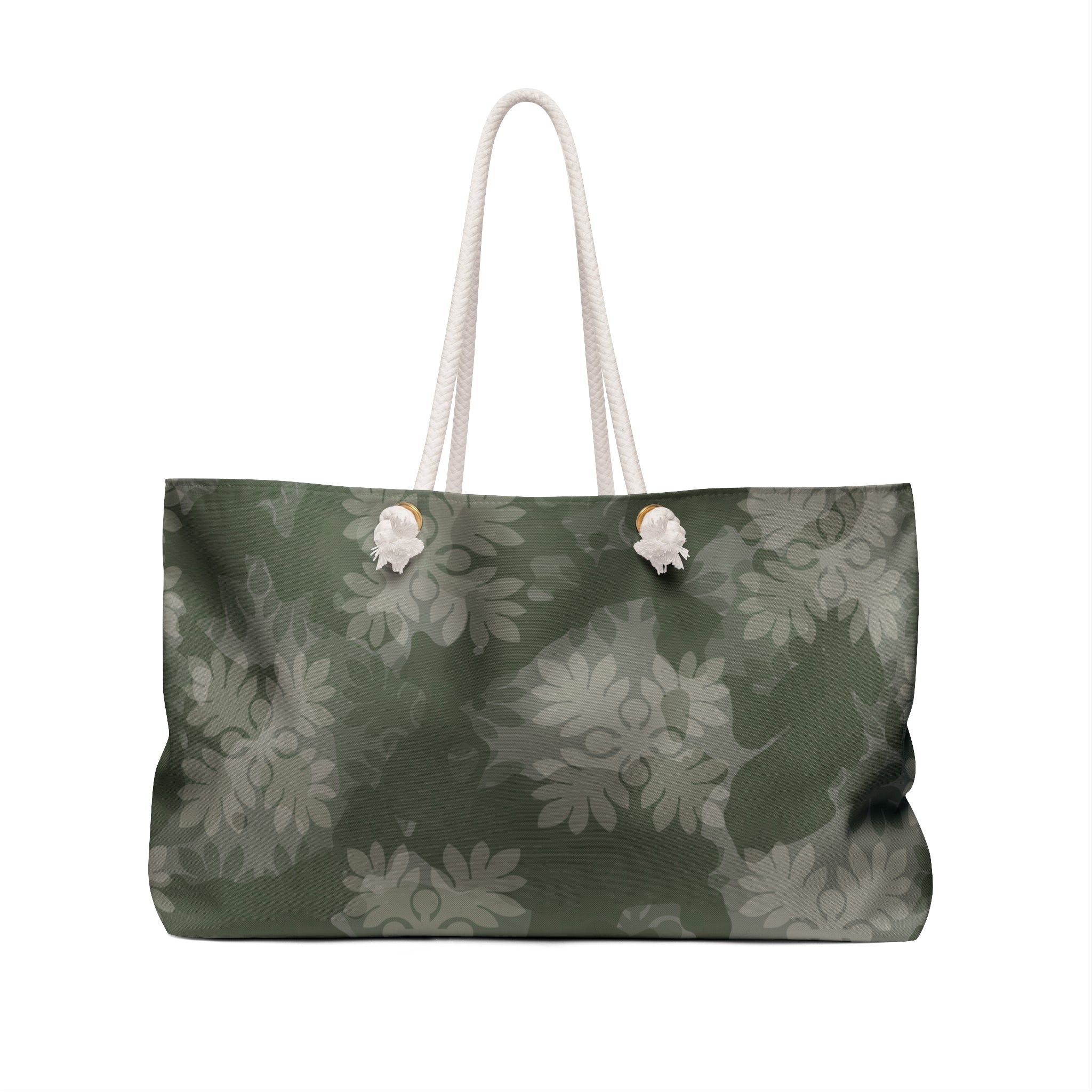 ‘Ulu Quilt Camo Tote Bag (Green)