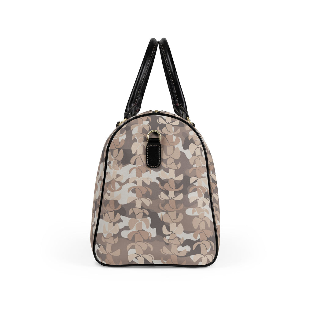 Puakenikeni Camo Leather Travel Bag