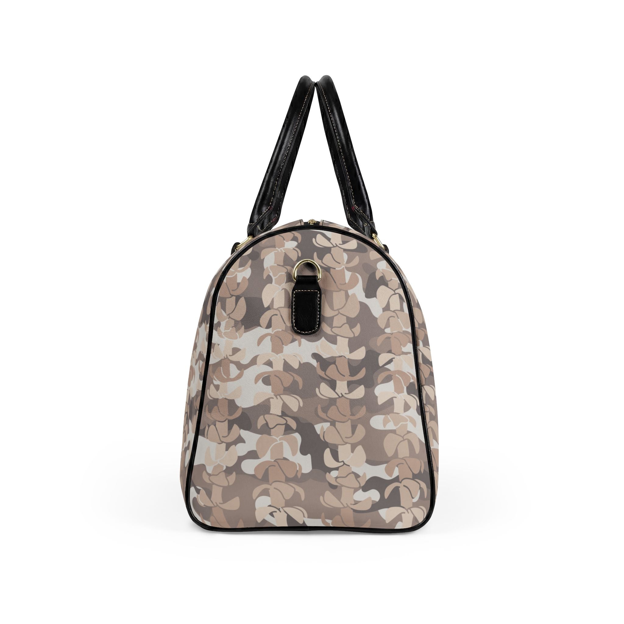 Puakenikeni Camo Leather Travel Bag
