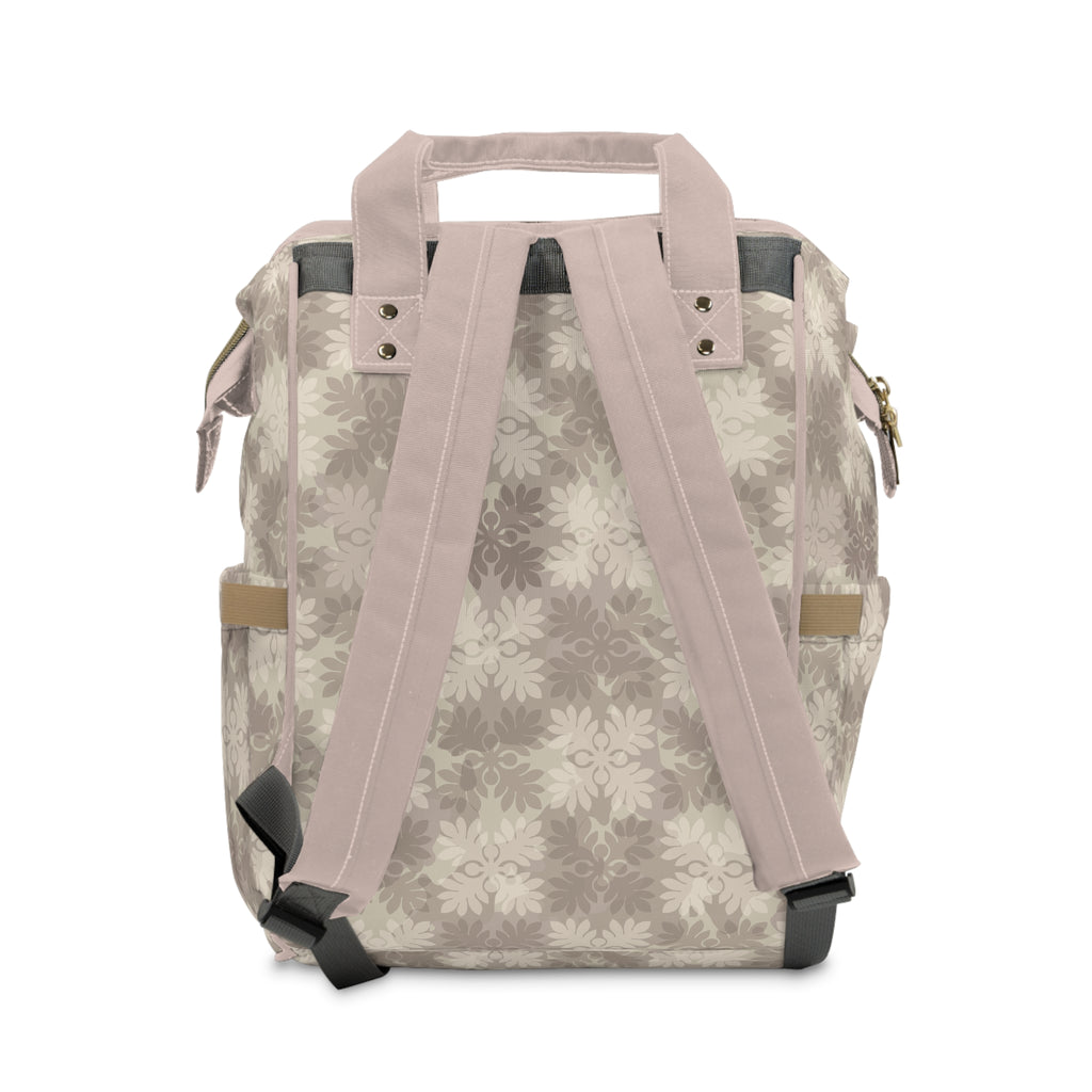 ‘Ulu Quilt Camo Diaper Bag (Pink)