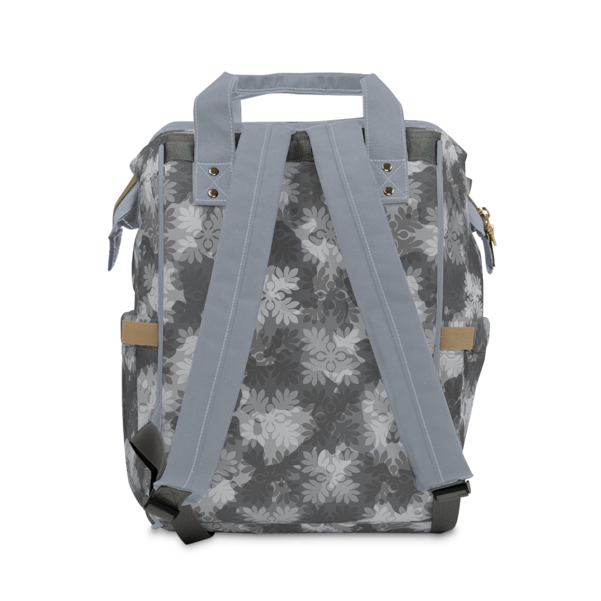 ‘Ulu Quilt Camo Diaper Bag (Blue)