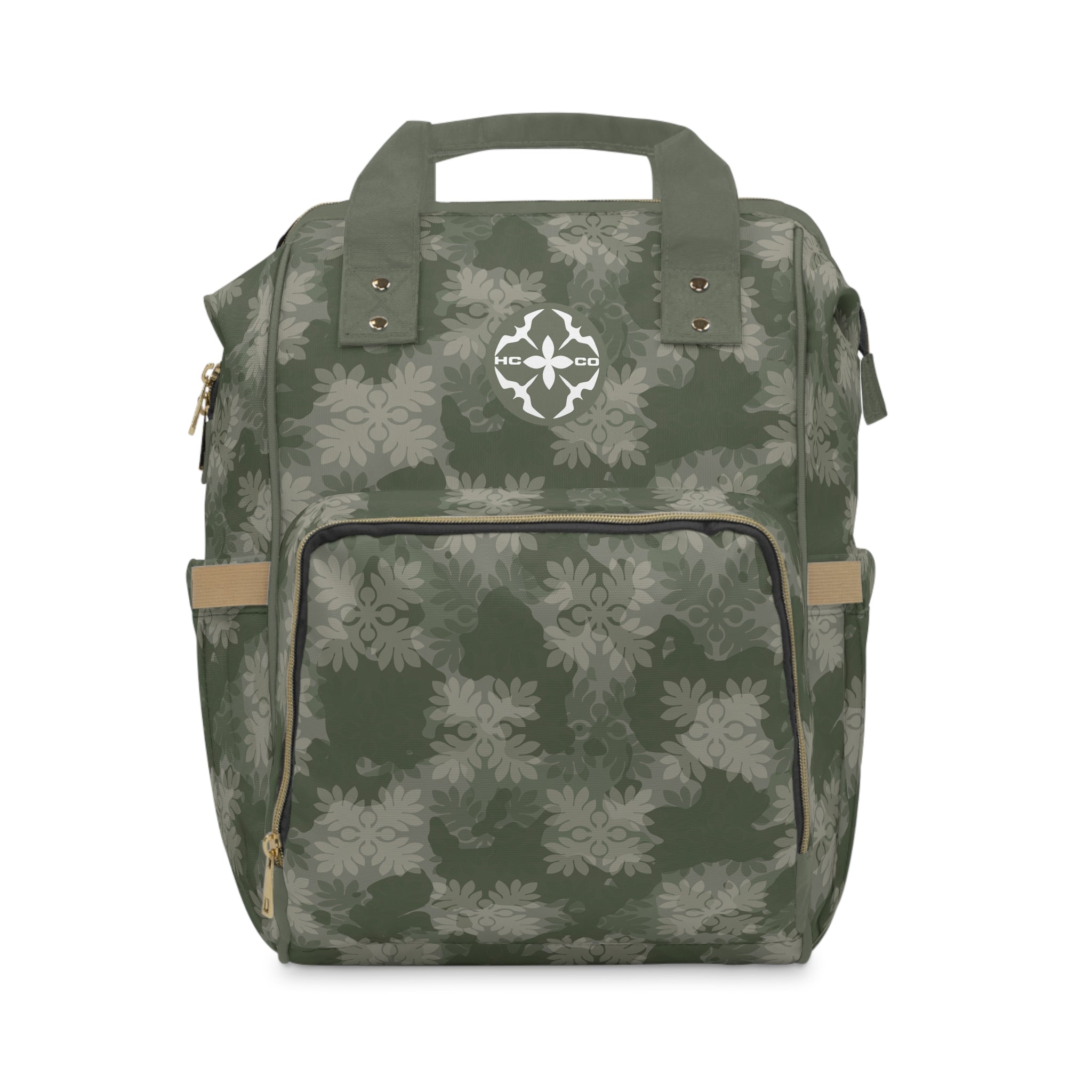 ‘Ulu Quilt Camo Diaper Bag (Green)