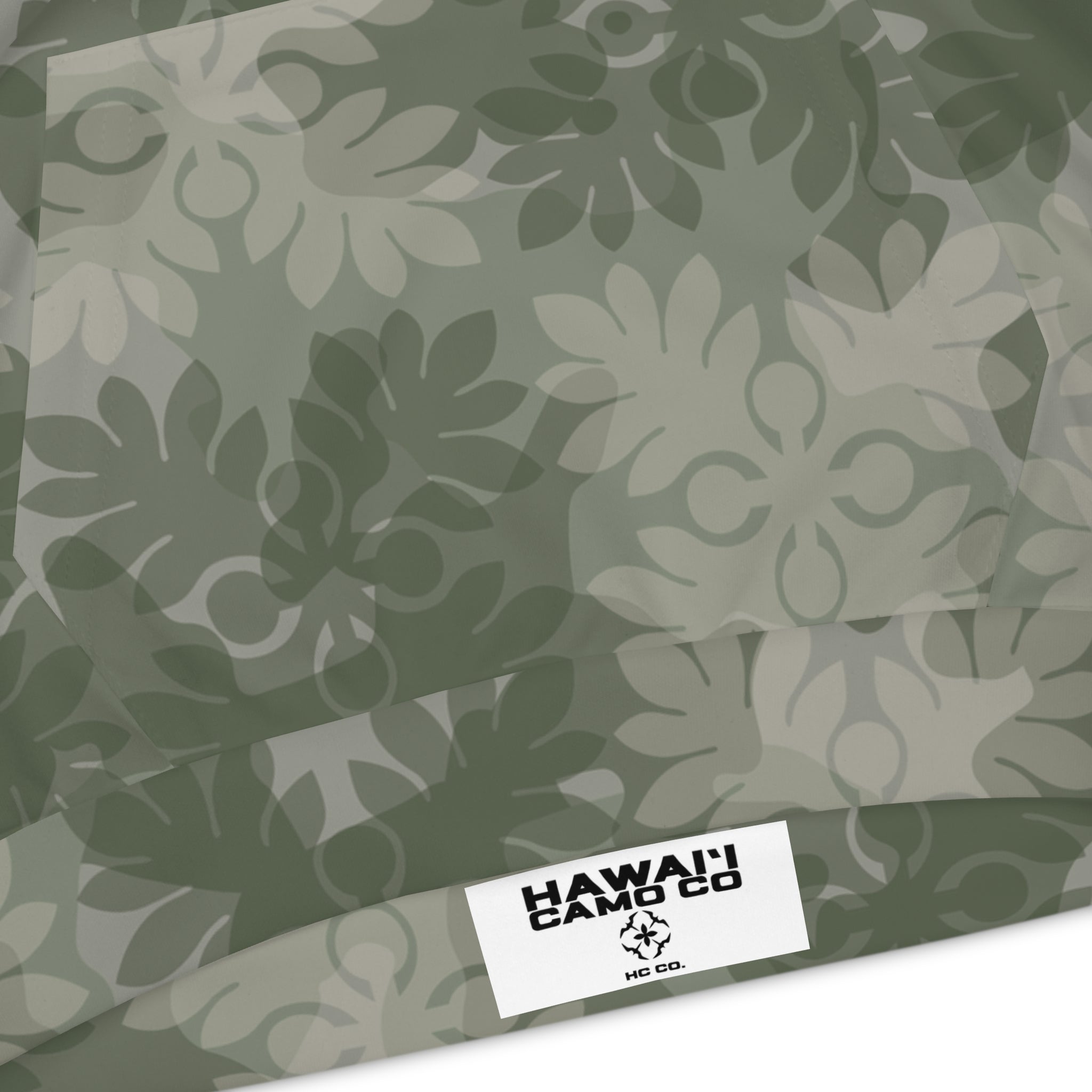Keiki ʻUlu Quilt Camo Hoodie (Green)