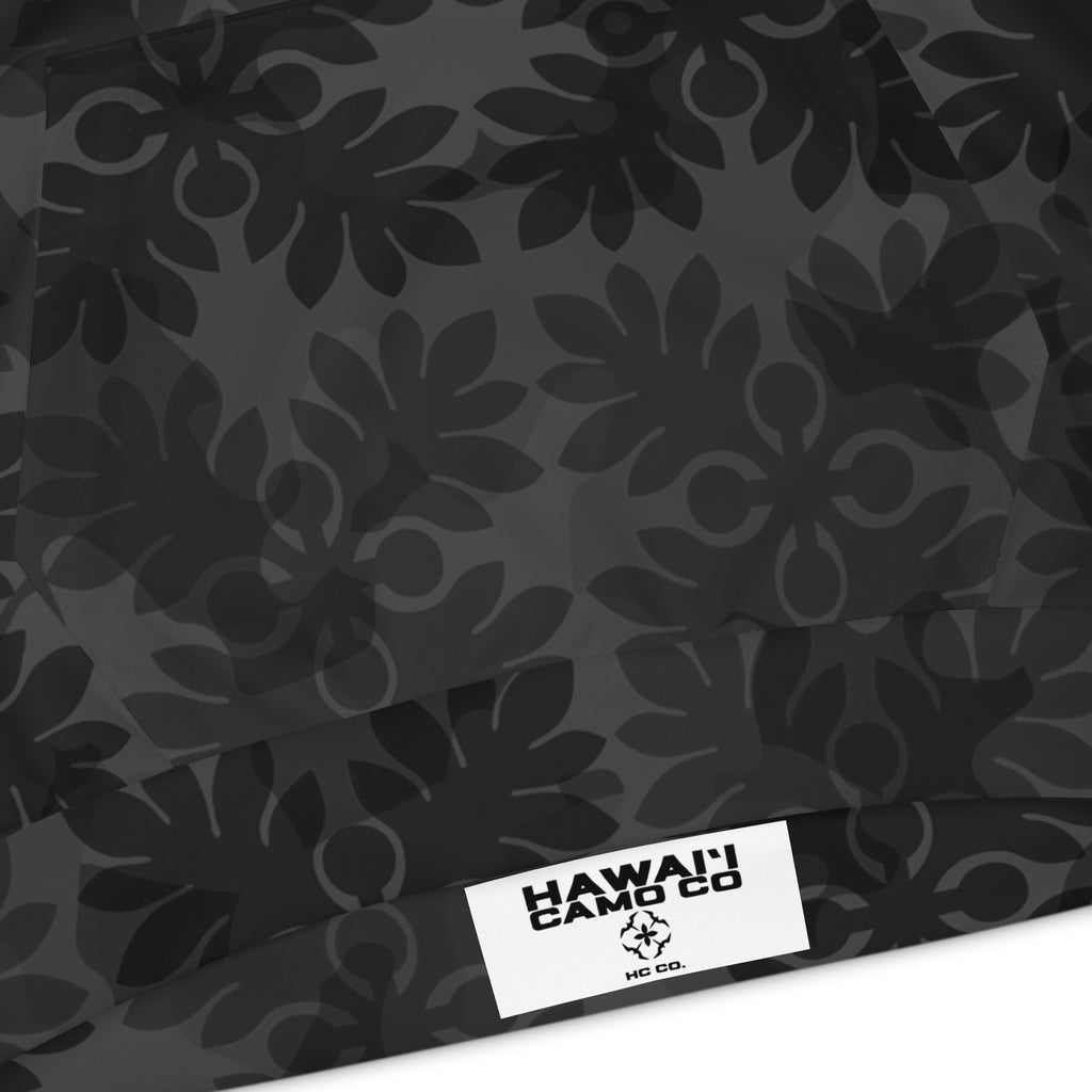 Keiki ‘Ulu Quilt Camo Hoodie (Black)