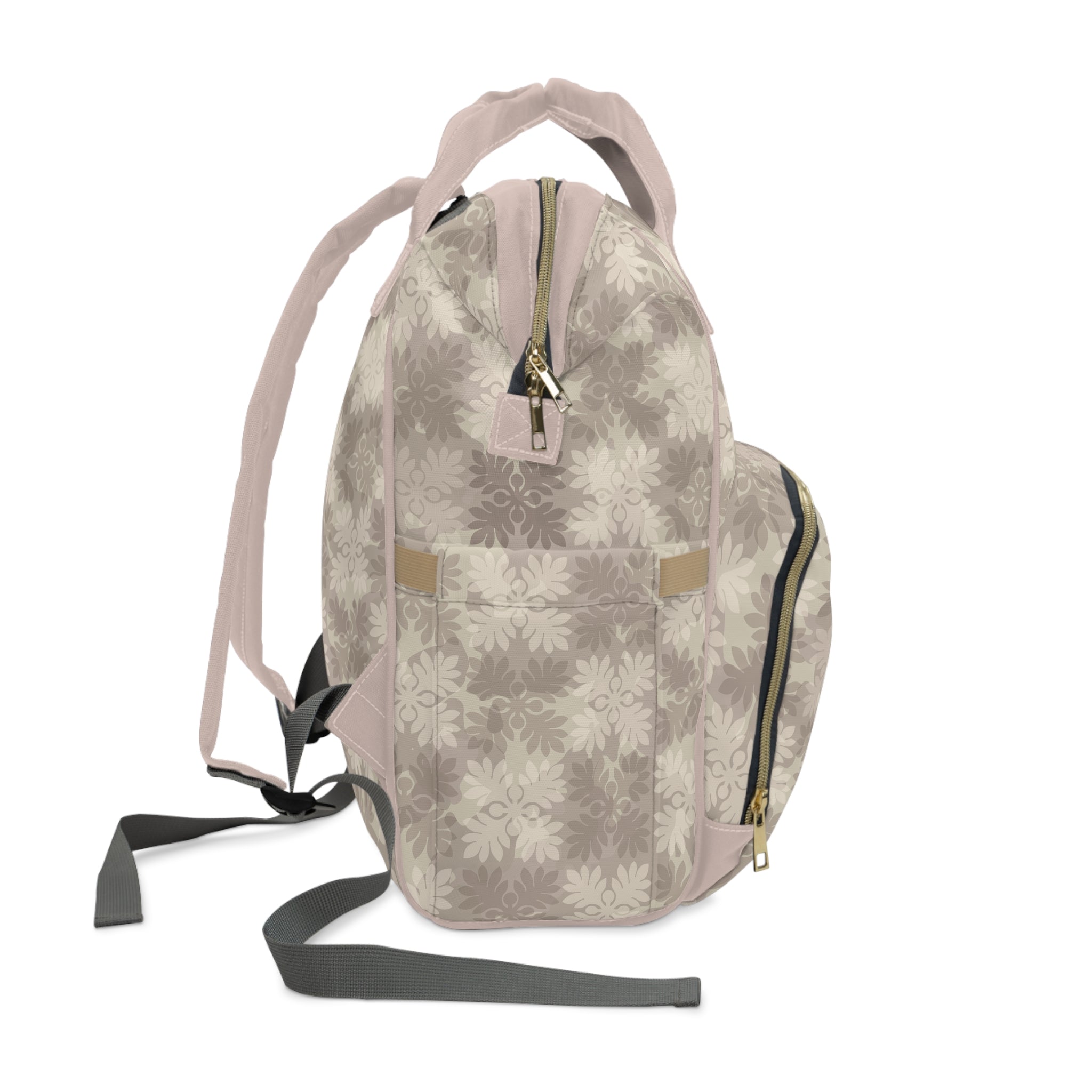 ‘Ulu Quilt Camo Diaper Bag (Pink)