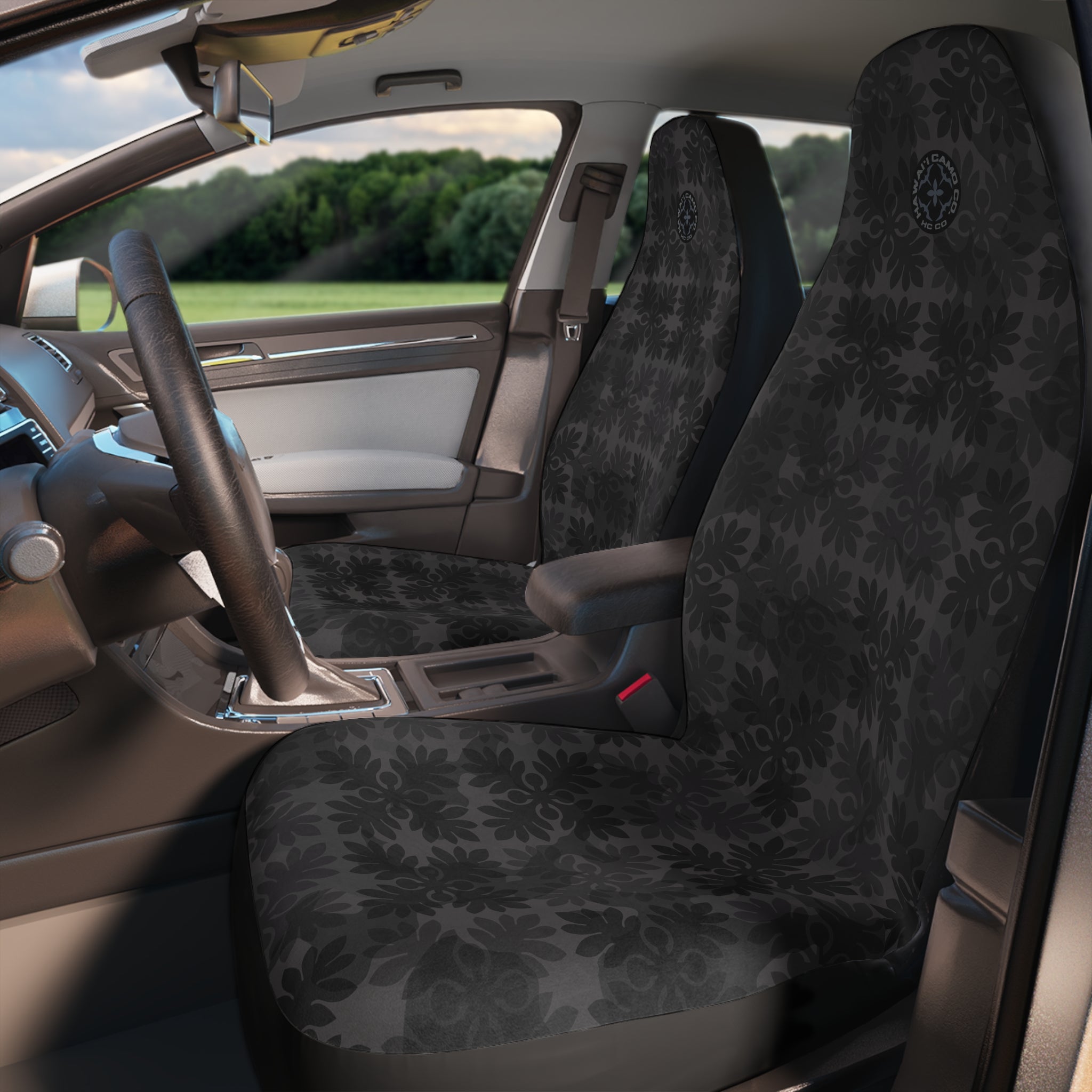 ‘Ulu Quilt Camo Seat Covers (Black)