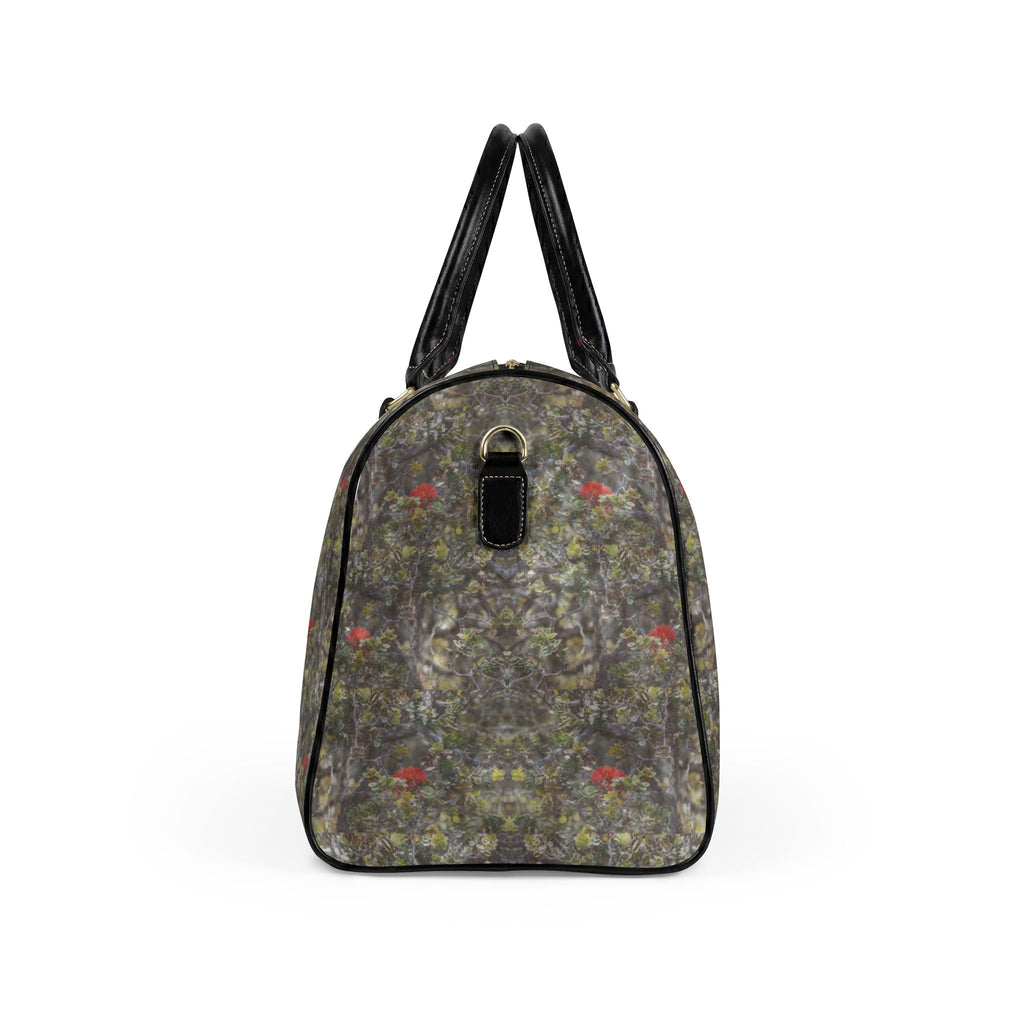 ʻŌhiʻa Camo Leather Travel Bag