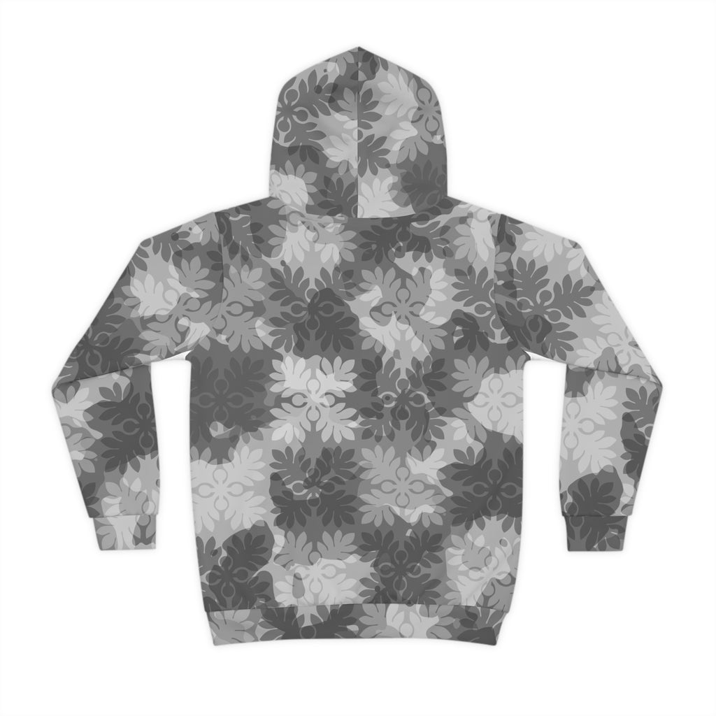 Keiki ‘Ulu Quilt Camo Hoodie (Gray)