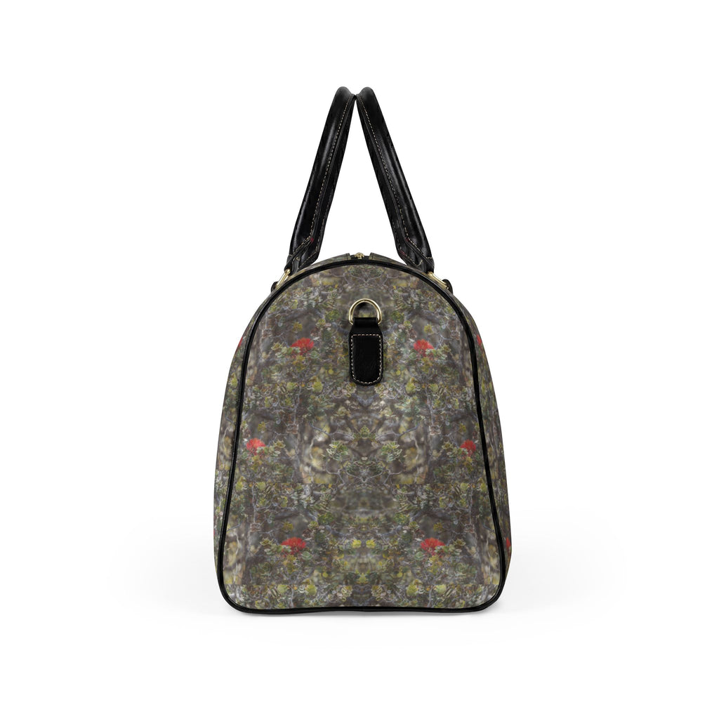 ʻŌhiʻa Camo Leather Travel Bag