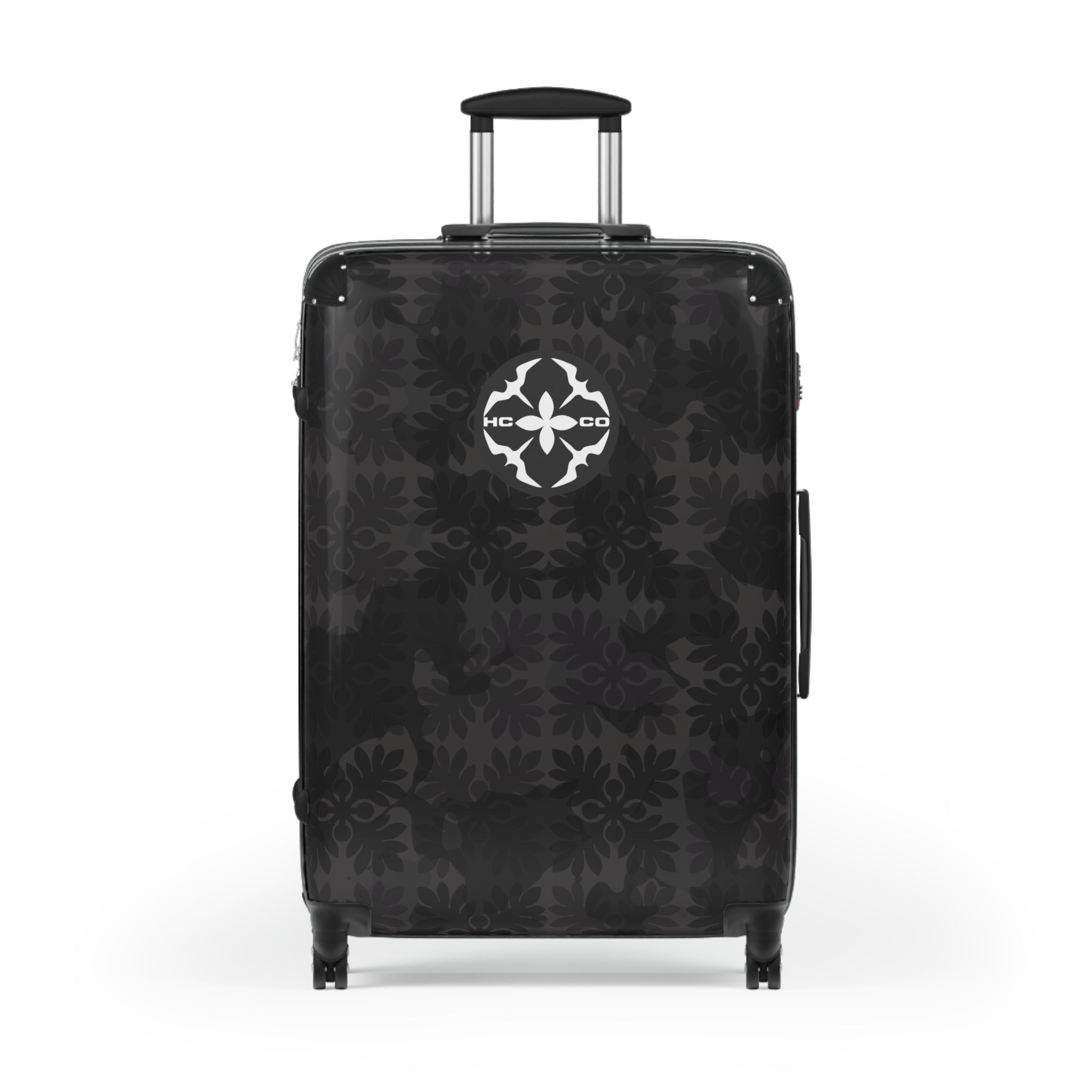 ʻUlu Quilt Camo Suitcase (Black)
