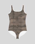 ʻUlu Camo Girls One-Piece Swimsuit (BRN)